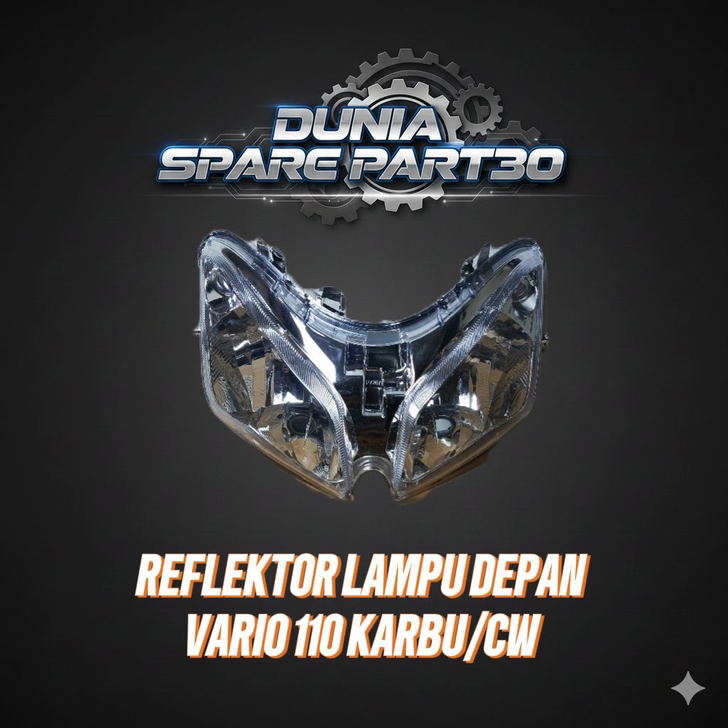 Reflektor lampu depan Vario 110 karbu/cw