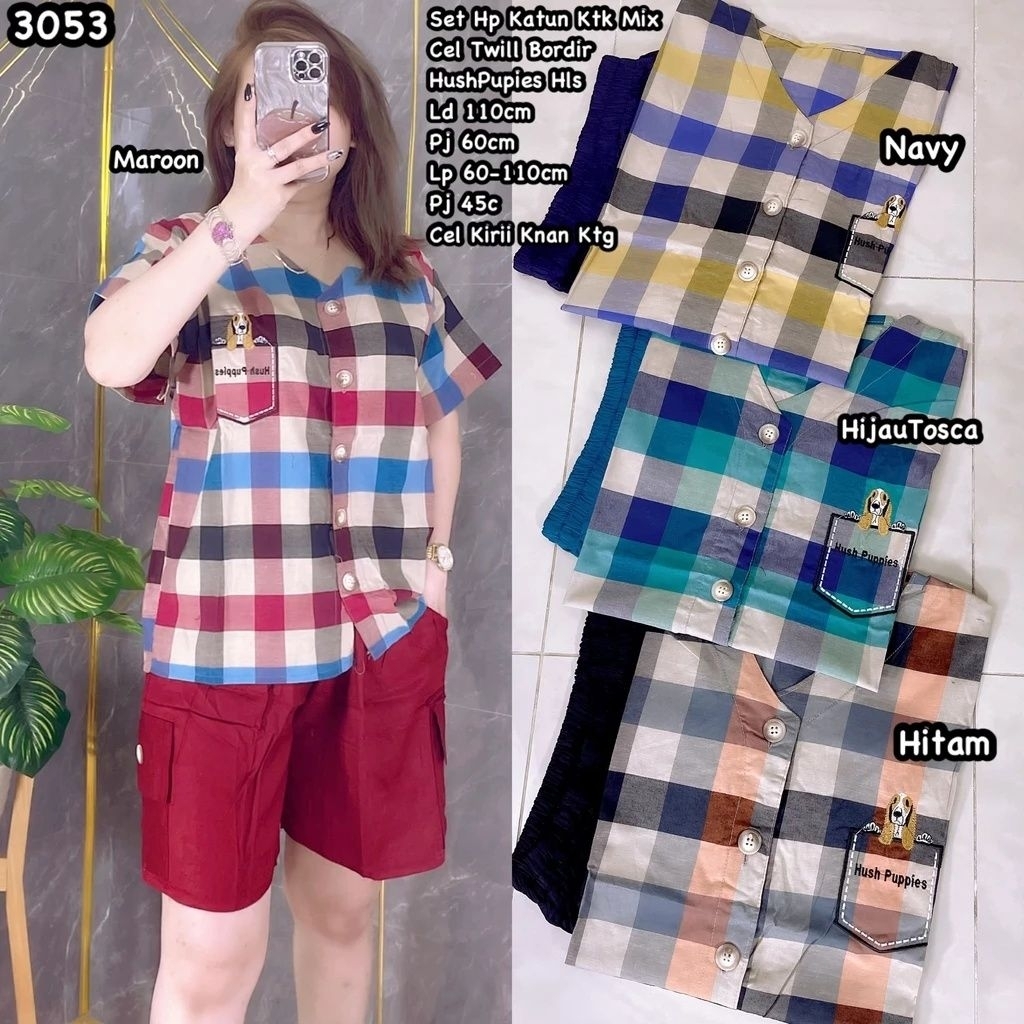 Setelan Katun Twill Import