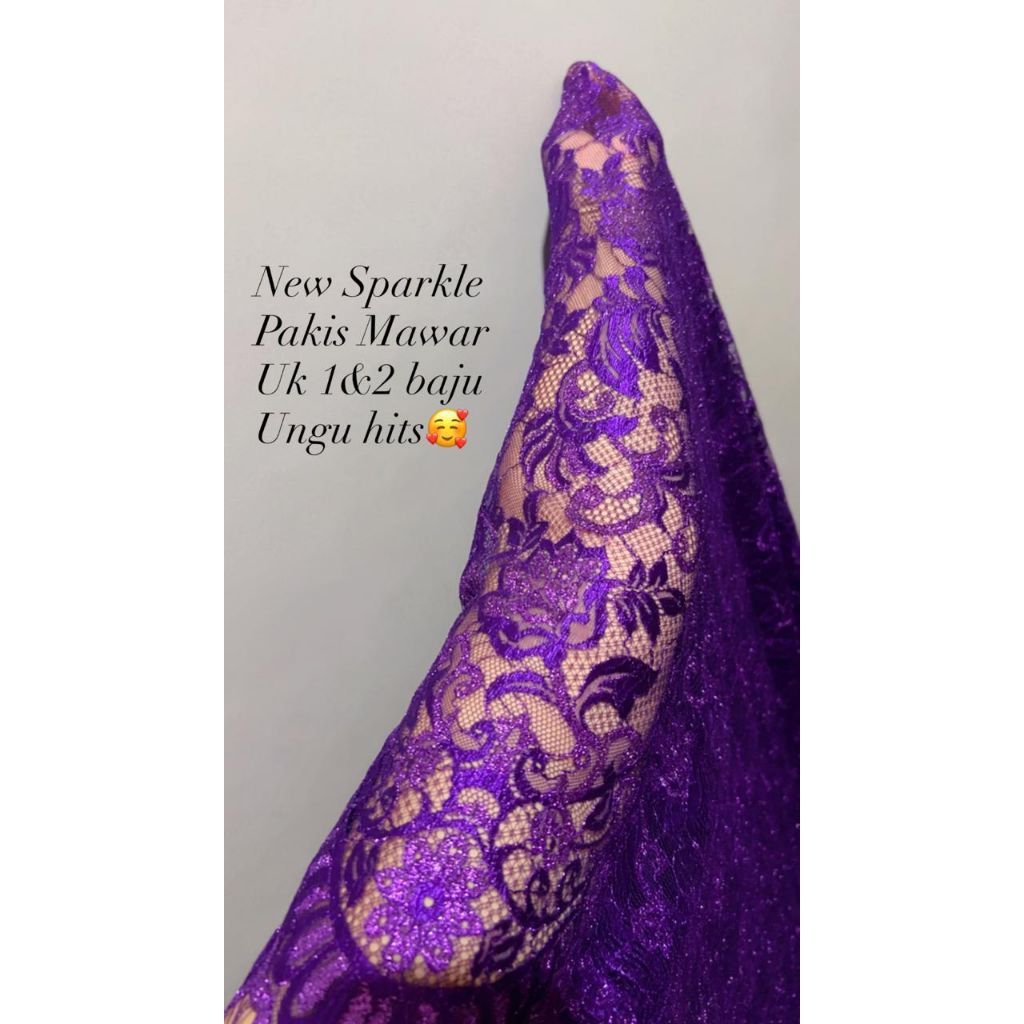 KAIN BROKAT KEBAYA METALIK FRACE MIRROR 2 KEBAYA | PREMIUM QUALITY | TERBARU - TERMURAH