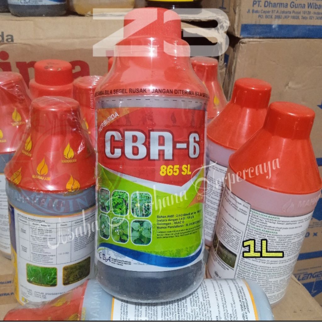 CBA - 6 865 SL 1L Herbisida Sistemik Selektif Membasmi Gulma Berdaun Lebar