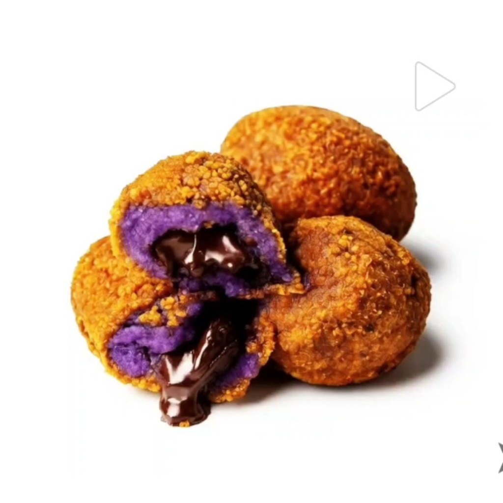 BOBI - BOLA BOLA UBI UNGU COKLAT (Premium Frozen Food)