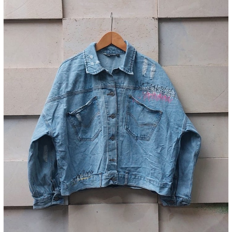 #16 JAKET JEANS IMPORT. NEW WITH TAG