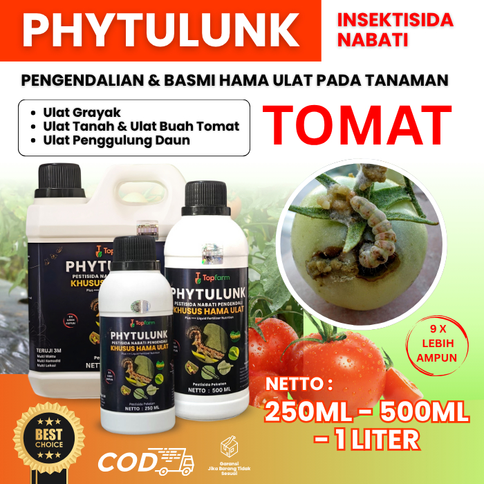 Obat Ulat Topfarm / Obat Ulat Pada Tanaman Tomat / Obat Buah Dan Ulat Khusus Tomat / Obat Ulat Pada 