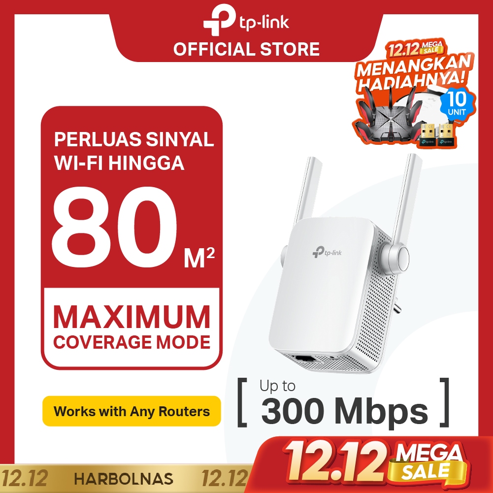 TP-Link TL-WA855RE | 300Mbps Wi-Fi Range Extender | Penguat Sinyal | WA854RE WA850RE WA860RE