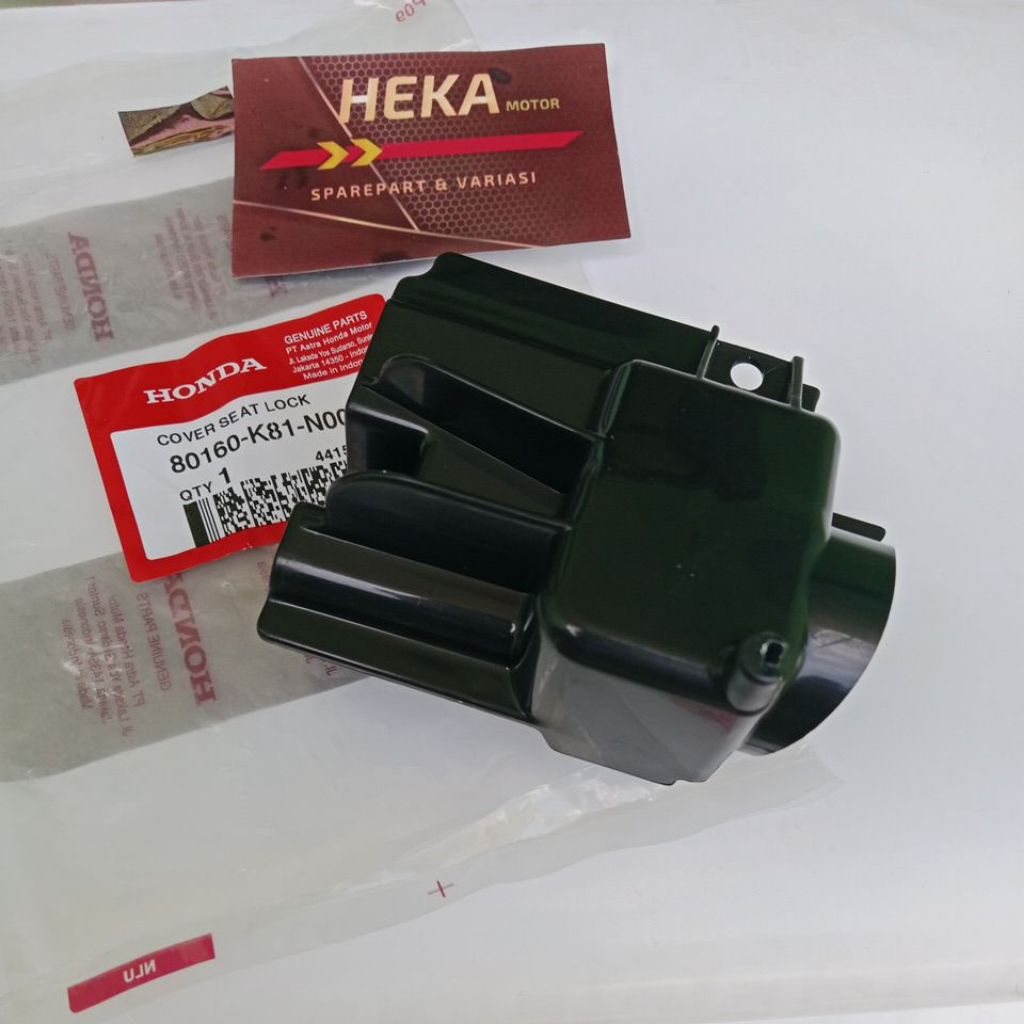 Cover Seat Lock Rumah Dudukan Kunci Jok Beat Esp ECO, Street K81 2017-2019 Original AHM Heka Motor