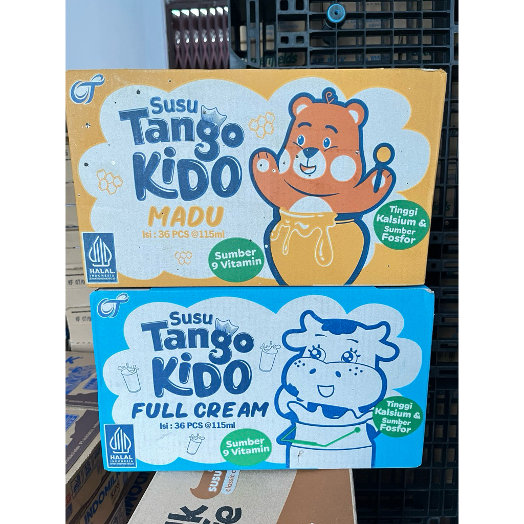 Tango Susu UHT Fullcream/Madu 1 Karton