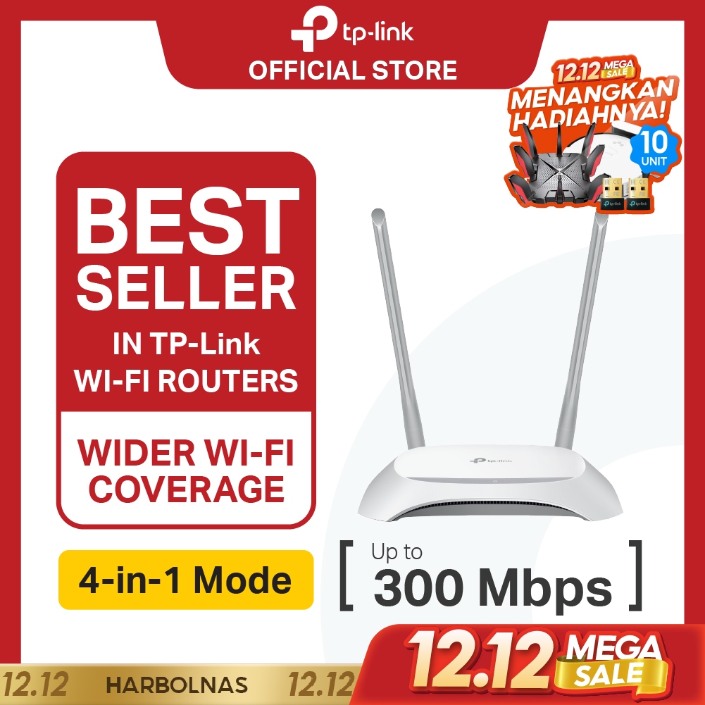 TP-Link TL-WR840N | 300Mbps WiFi N Router I IPv6 IPTV | Router | Access Point | Extender | WPA3
