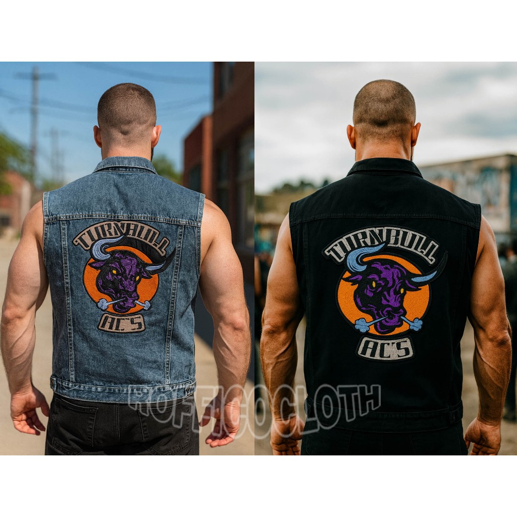 Vest Jeans Turnbull AC’s The Warriors – Jaket Rompi Pria