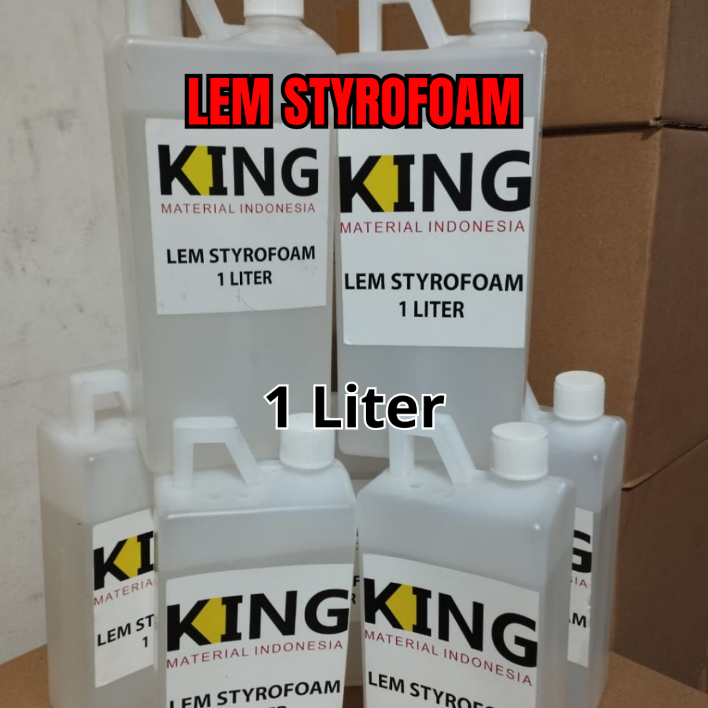Lem Styrofoam 1 Liter – Perekat Khusus EPS/Styrofoam Kuat, Cepat Kering, dan Anti Meresap