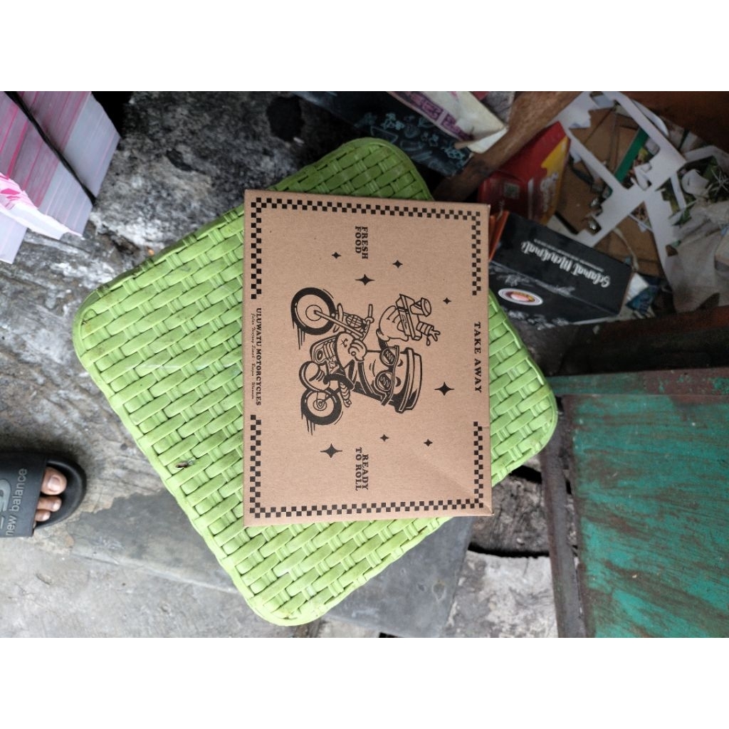 BOX PACKAGIN CUSTOM BAHAN IVORY DAN KRAFT