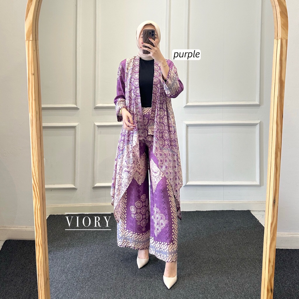 AJENG BATIK SET / batik premium / batik modern / outer batik kulot batik