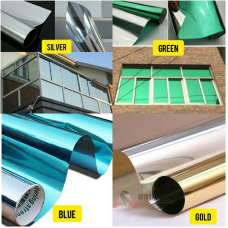 Kaca Film One Way Hijau – Window Film Mobil & Rumah Anti UV 99%