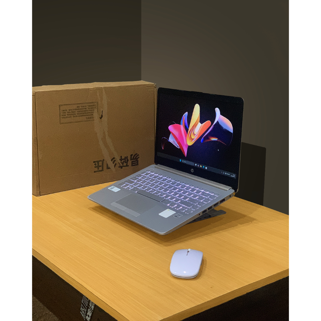 HP 14S CF2518TU CORE I3 10110U RAM 8GB SSD 256GB BACKLIGHT KEYBOARD