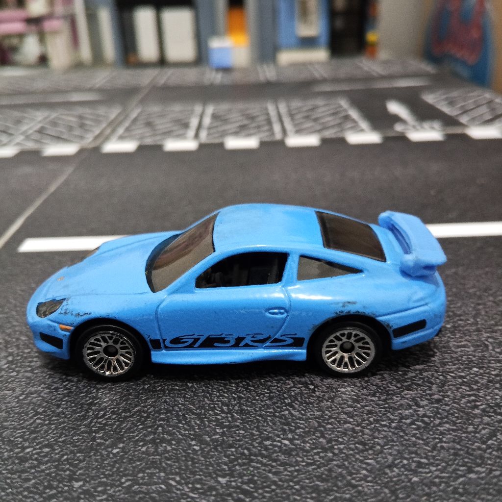 HOT WHEELS LOOSE PORSCHE 911 GT3 CUP BIRU FAST FURIOUS MADE IN THAILAND