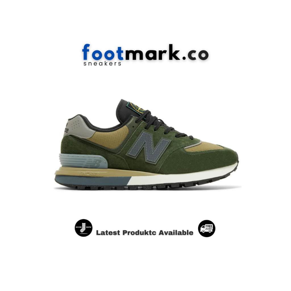 Stone Island x 574 Legacy Dark Green