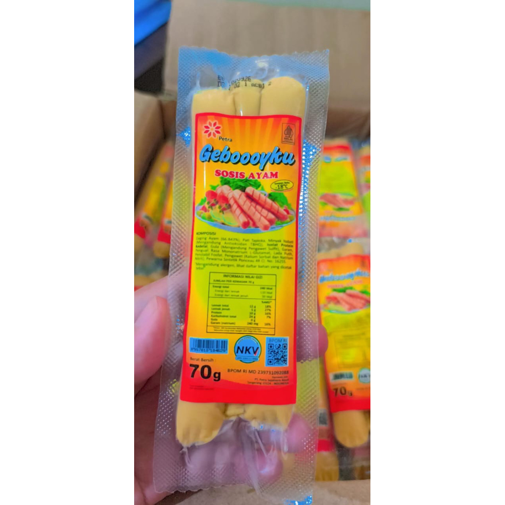 Sosis Ayam Geboooyku 70g
