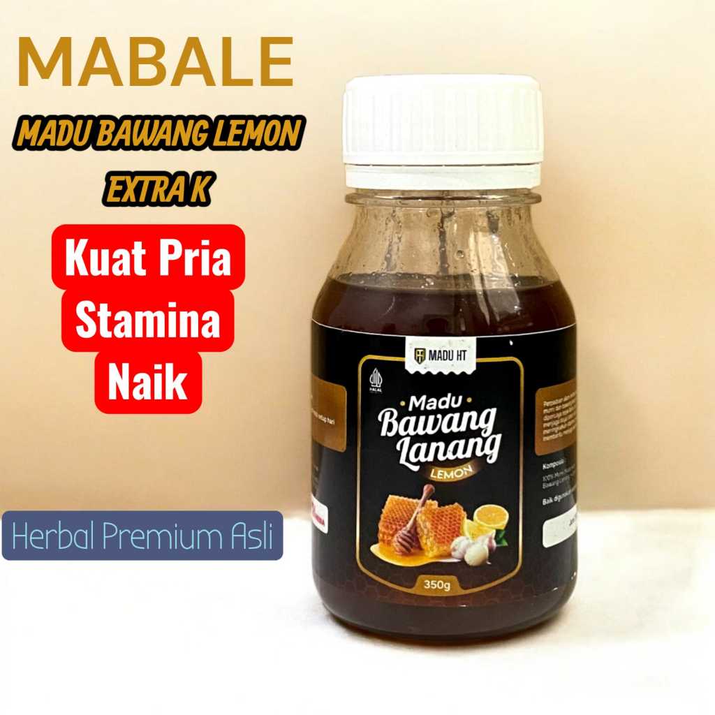 Madu Bawang Lemon MABALE - Super Kuat Pria Vitalitas Membantu menurunkan Kolesterol Asam Urat Sakit 