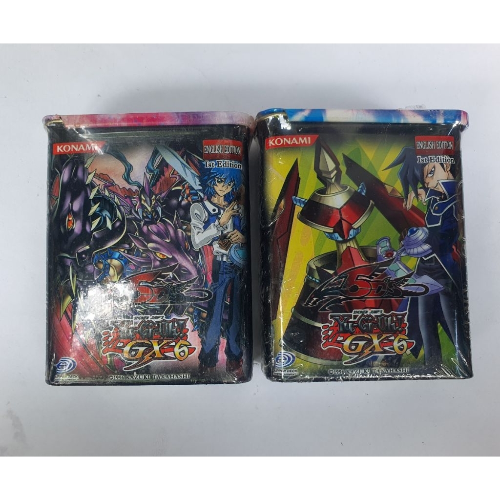 Kartu Yugioh GX-6 Bungkus Kaleng Segel Plastik (ENGLISH EDITION 1st edition)