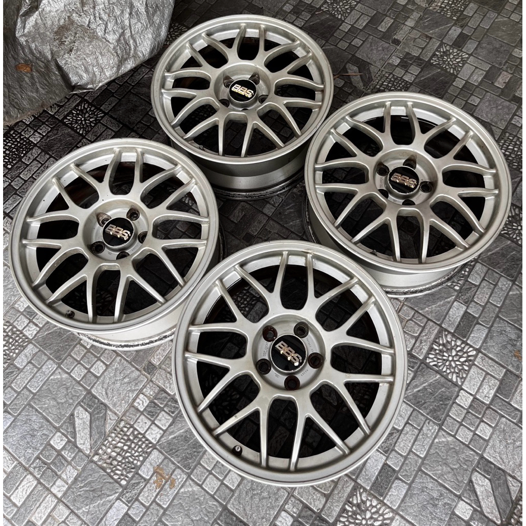 Velg Original BBS RG373 Ring 17. Made in Japan. Original Condition. Lebar 7.5. Et 38. Pcd 5x114