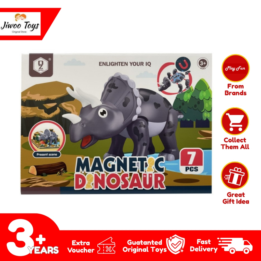 Mainan DIY Magnetic Dinosaur HW21053474