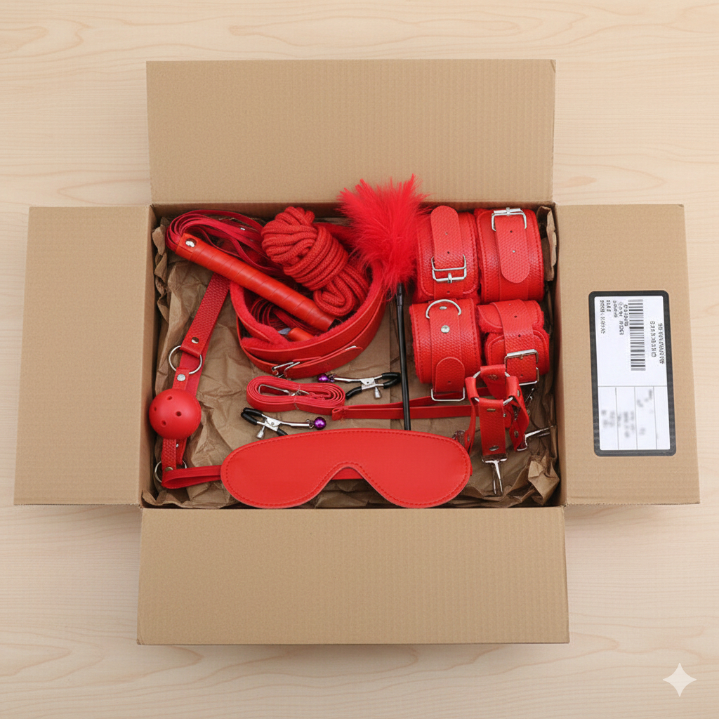 Set Tali Borgol Pengikat Kaki Dan Tangan Lingerie Handcuff Tali Ikat 10Pcs YS