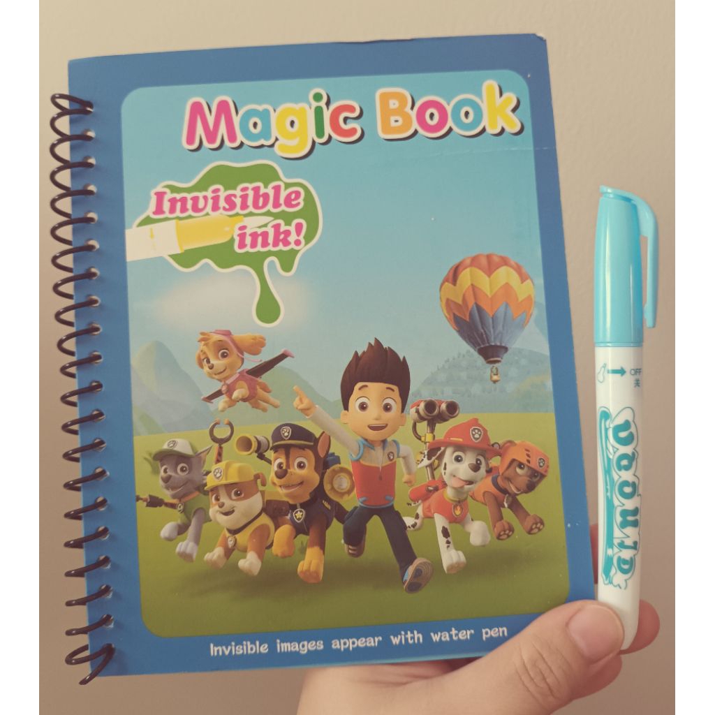 magic water book paw patrol magic aqua pen book chase paw patrol buku mewarnai paw patrol magic book