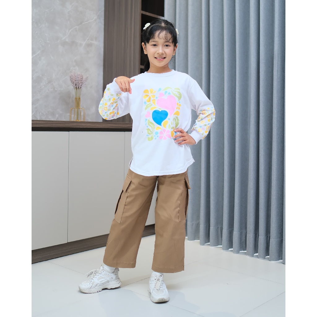 Kwaii-Setelan Anak-Color Whirl