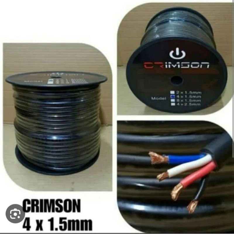 Kabel Speaker Crimson 4 x 1,5 mm 1 ROLL isi 100 meter