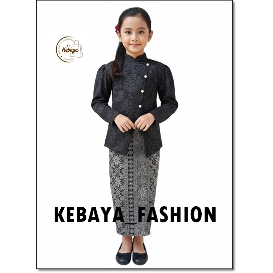 Kebaya Anak Umur 3-13 Tahun Janggan JAGUAR FUKURO//Stelan Kebaya Anak//KEBAYA STELAN LANGSUNG PAKAI