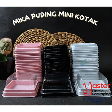 Mika Puding Mini Kotak / Mika Mooncake - 50 pcs