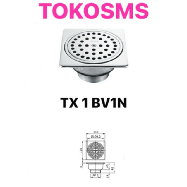 floor drain toto TX1BV1N ORIGINAL saringan lantai TOTO TX 1 BV 1N  floor strainer TX 1 BV1N