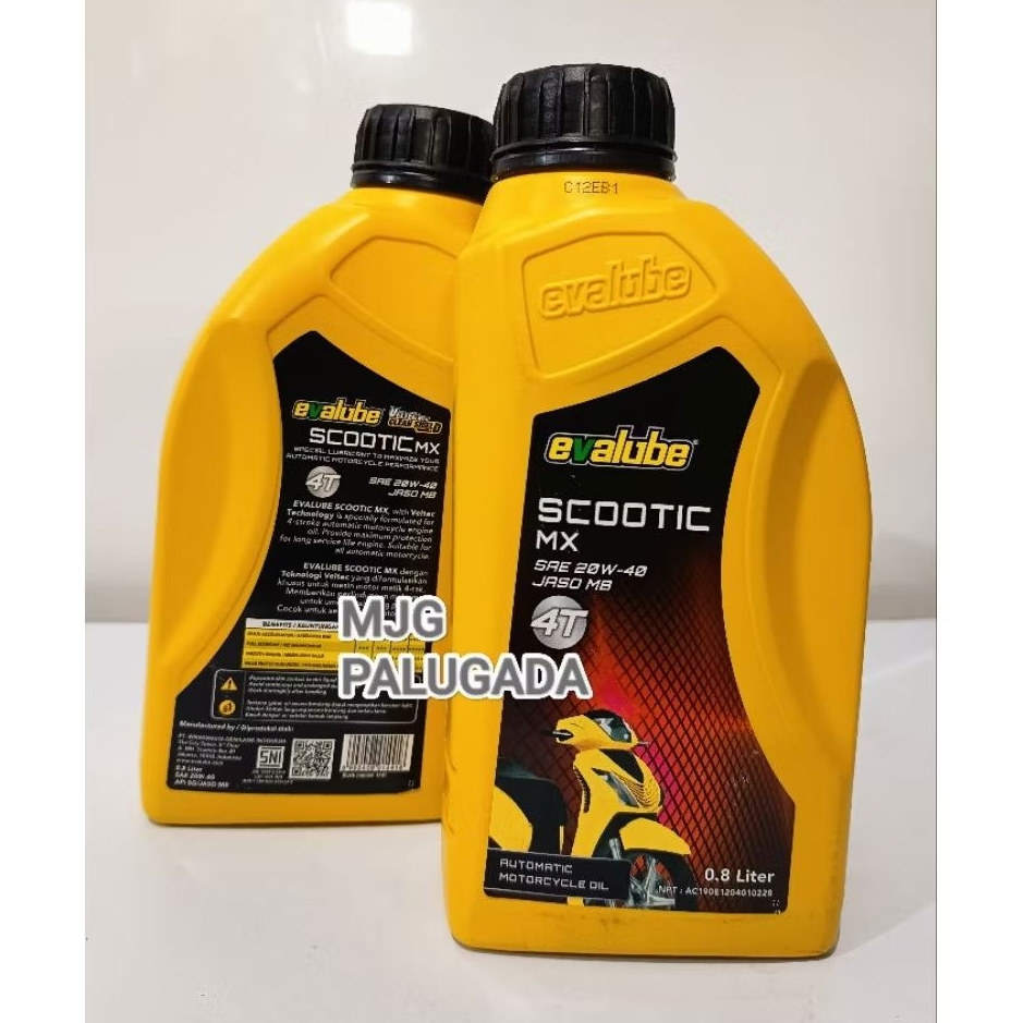 Oli Evalube Scootic MX 20W-40 800 ML/Oli Motor Matic