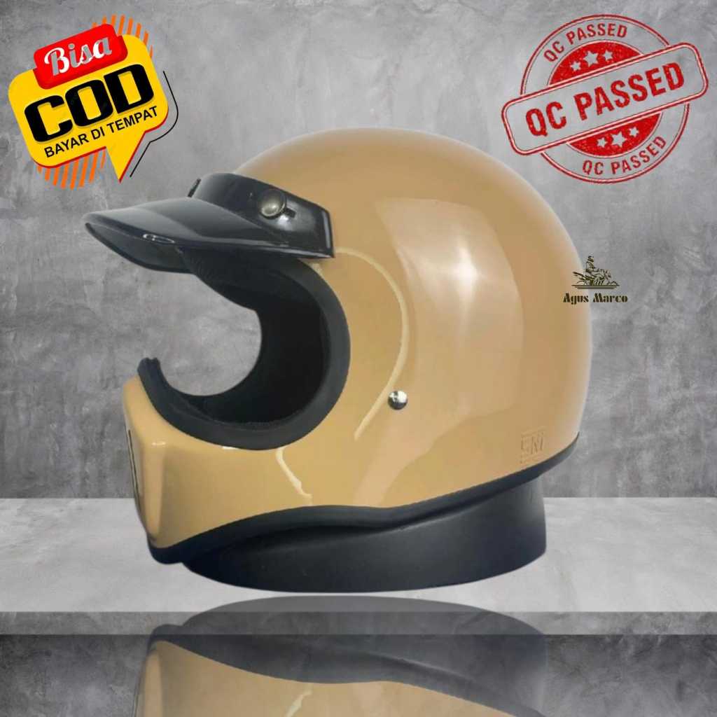 Capucino Cakil Helmet Perang Rider Retro