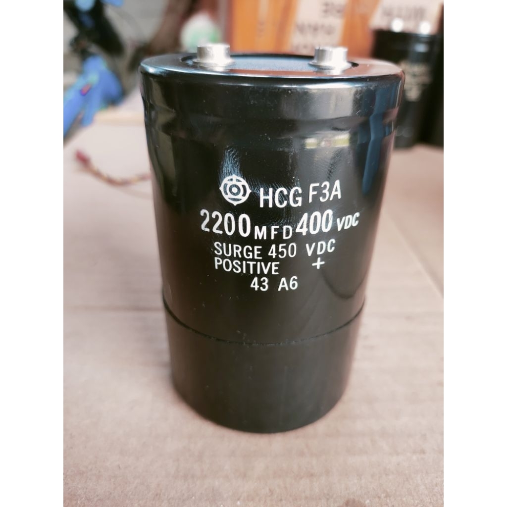 Elko/Elco KAPASITOR jumbo 400volt 2200uf original