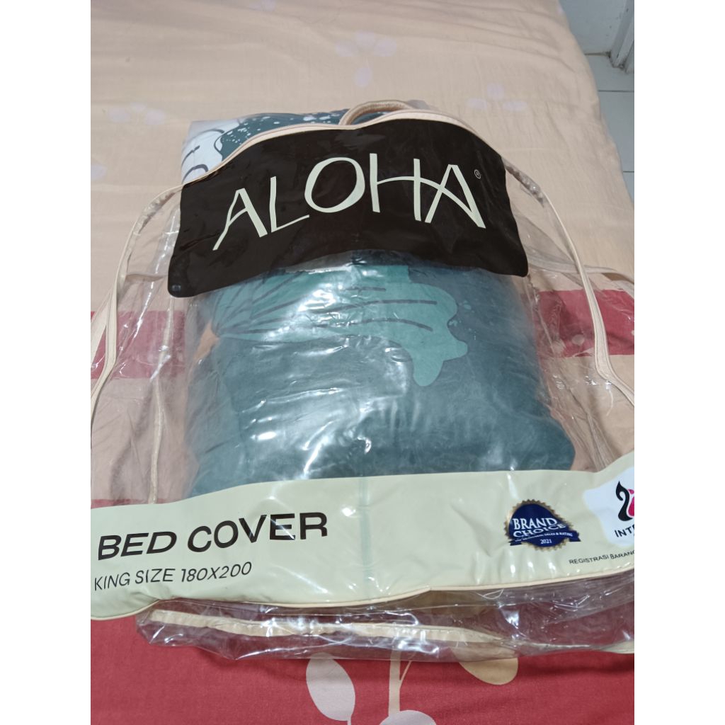 Preloved bedcover Tanpa Sprei King Bed 180 x 200