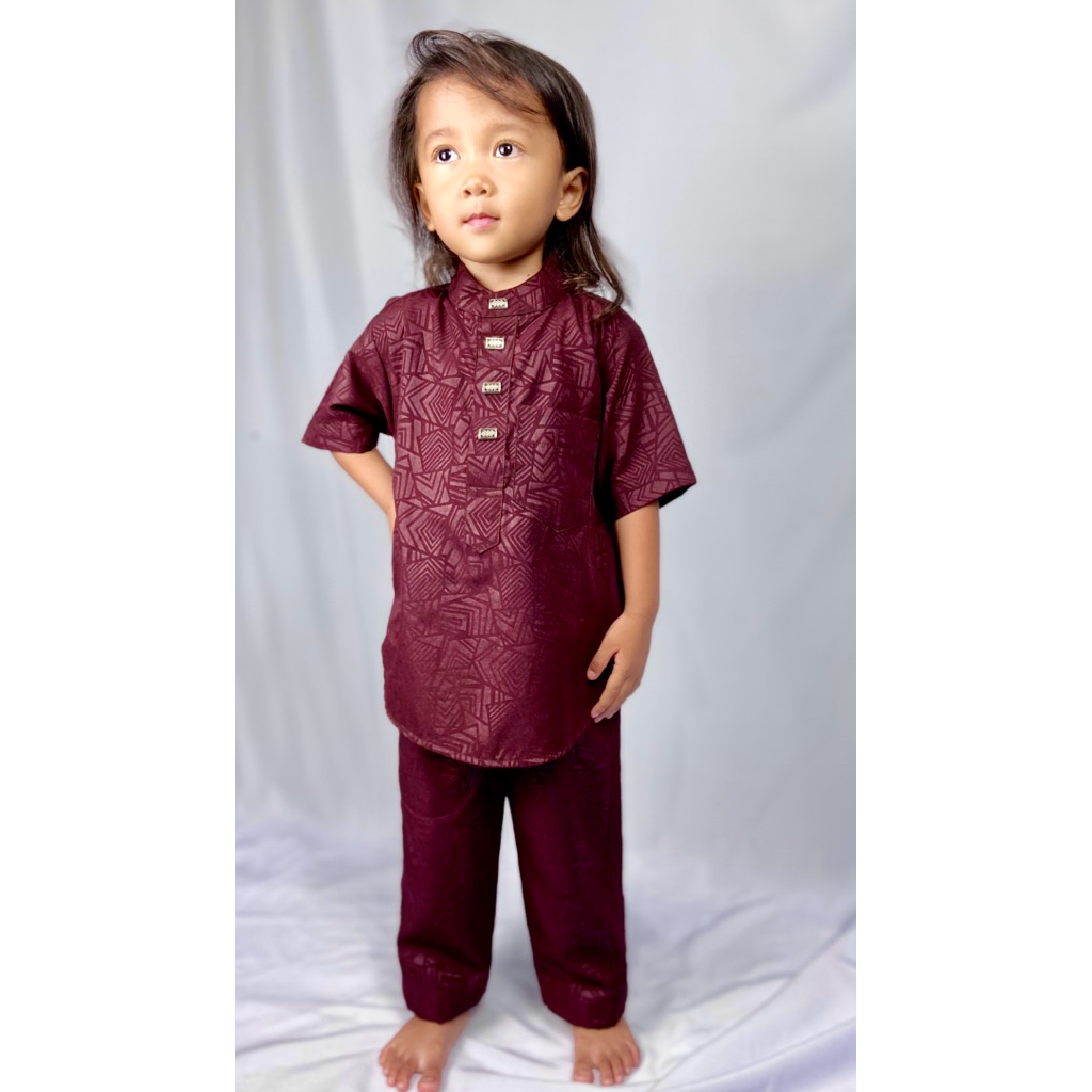 Walaziz iT1k12 SeT Kurta Koko Anak Laki-laki Usia1-14 Tahun Fashion Muslim Terbaru Lebaran & Mengaji