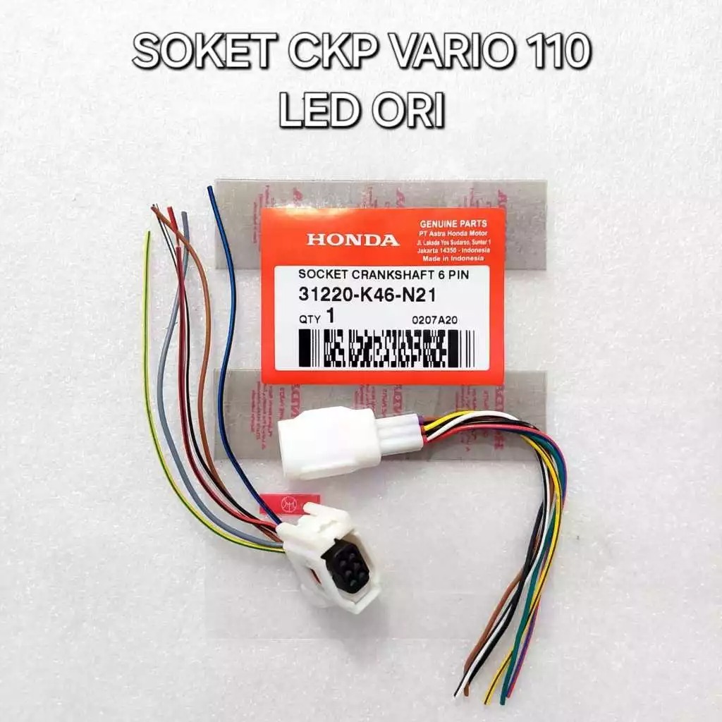 SOKET CKP VARIO 110 LED ORIGINAL 31220-K46-N21