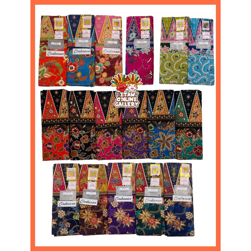 Kain Sarung Batik Cirebonan / Kain Sarung Batik Bunga / Sarung Batik Cirebonan