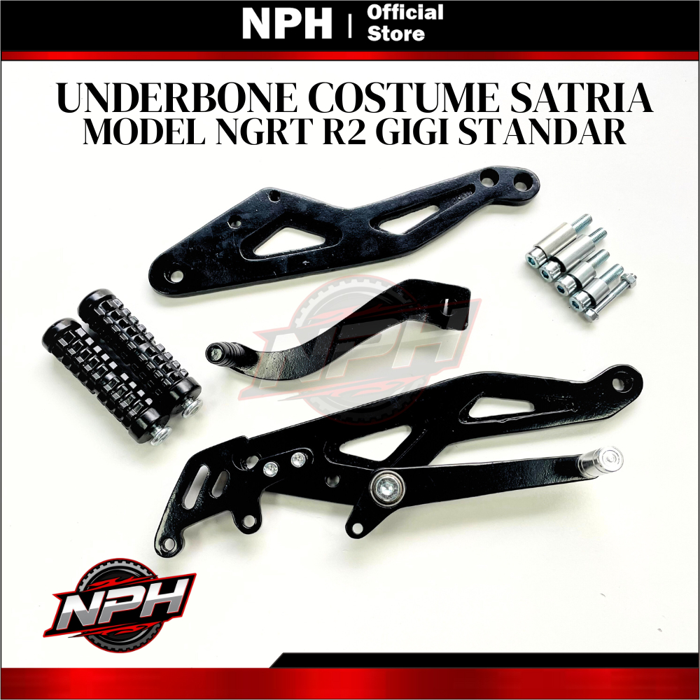 Underbone Satria Fu Ngrt Custom UB Suzuki Satria F/FU 150 Footstep Custom Injeksi Gigi Standar