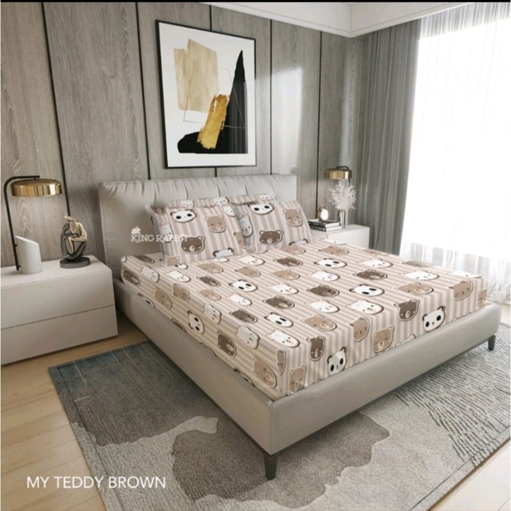 King Rabbit Sprei Bamboo Colagen  - Motif Anak
