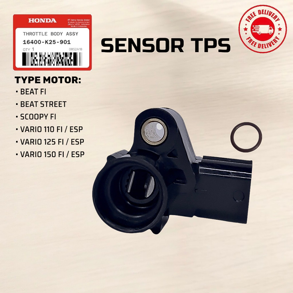 Sensor TPS Beat FI Vario 125 Beat Esp Scoopy 2018 Scoopy Fi Spacy Fi Vario 110 Fi K25