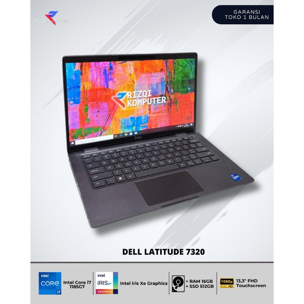 Dell Latitude 7320 Intel Core i7-1185G7 Ram 16GB SSD 512GB all