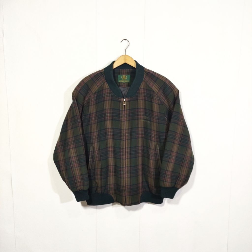 Vintage Paolo Gucci Wool Harrington Jacket