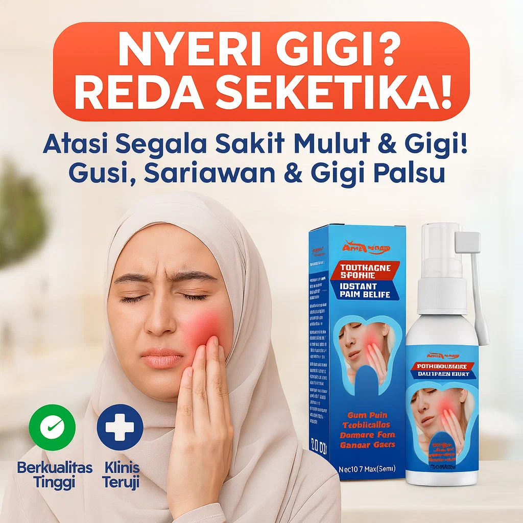 ASLI Obat Sakit Gigi Semprot Obat sakit gigi Obat sakit gigi berlubang Obat sakit gigi semprot Obat 
