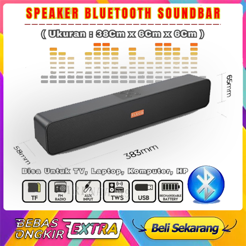 Speaker Soundbar FLECO F 551BT/F 550 Bluetooth Wireless - Speaker Digital Soundbar FLECO F 551 BT