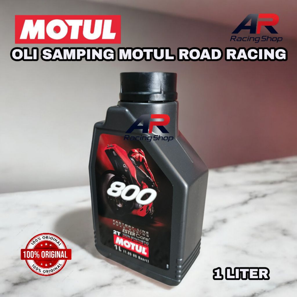 OLI SAMPING MOTUL 800 ROAD RACING 1 LITER 2T 2TAK ORI ORIGINAL MOTUL