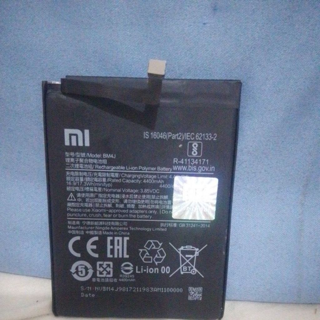 baterai Redmi note 8 pro minus