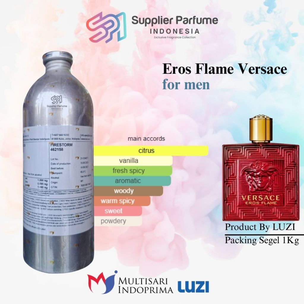 EROS FLAME FERSACE FOR MEN By LUZI Segel 1Kg