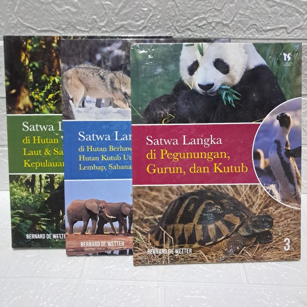 Buku seri "Satwa-Satwa Langka" Bergambar dan berwarna