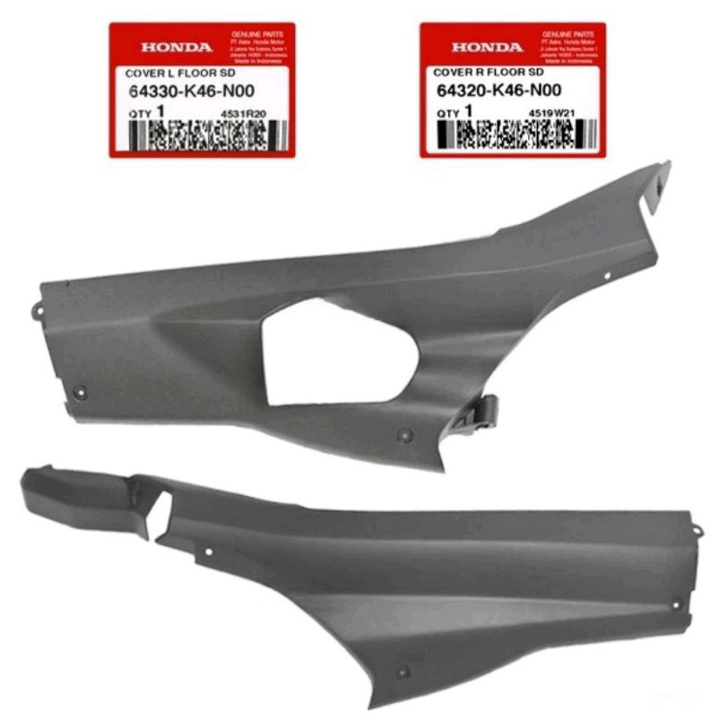 64330-K46-N00 64320-K46-N00 Cover Dek Lantai Kiri Kanan Vario 110 fi led